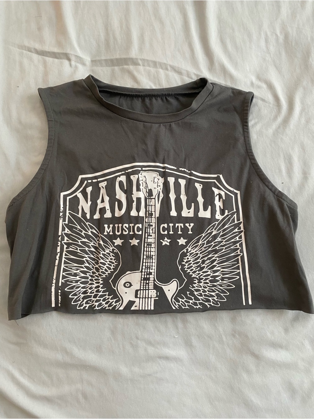 Kids Gray Nashville Graphic Tee - Unbranded